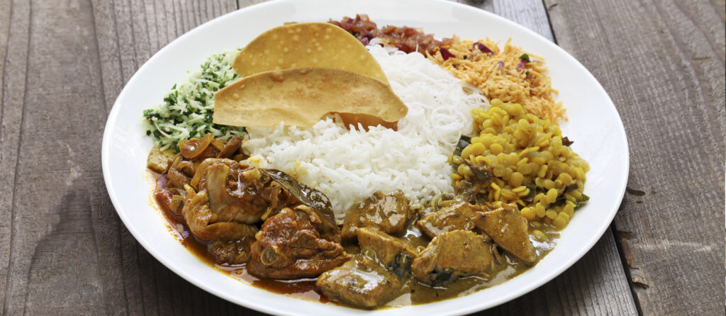 Traditional Rice & Curry, Anamaduwa, Sri Lanka: localhi